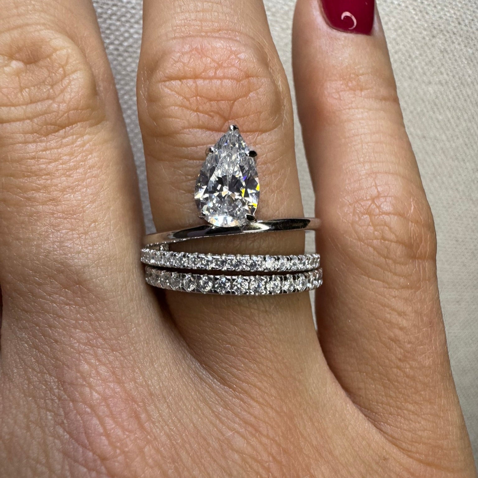 Azur Petite Eternity Band - Rings | Celestia Fine Jewelry