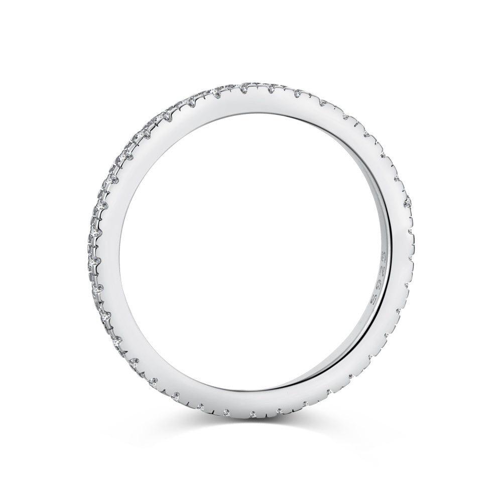 Azur Petite Eternity Band - Rings | Celestia Fine Jewelry