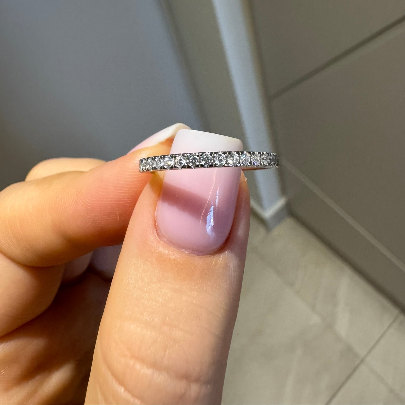 Azur Petite Eternity Band - Rings | Celestia Fine Jewelry