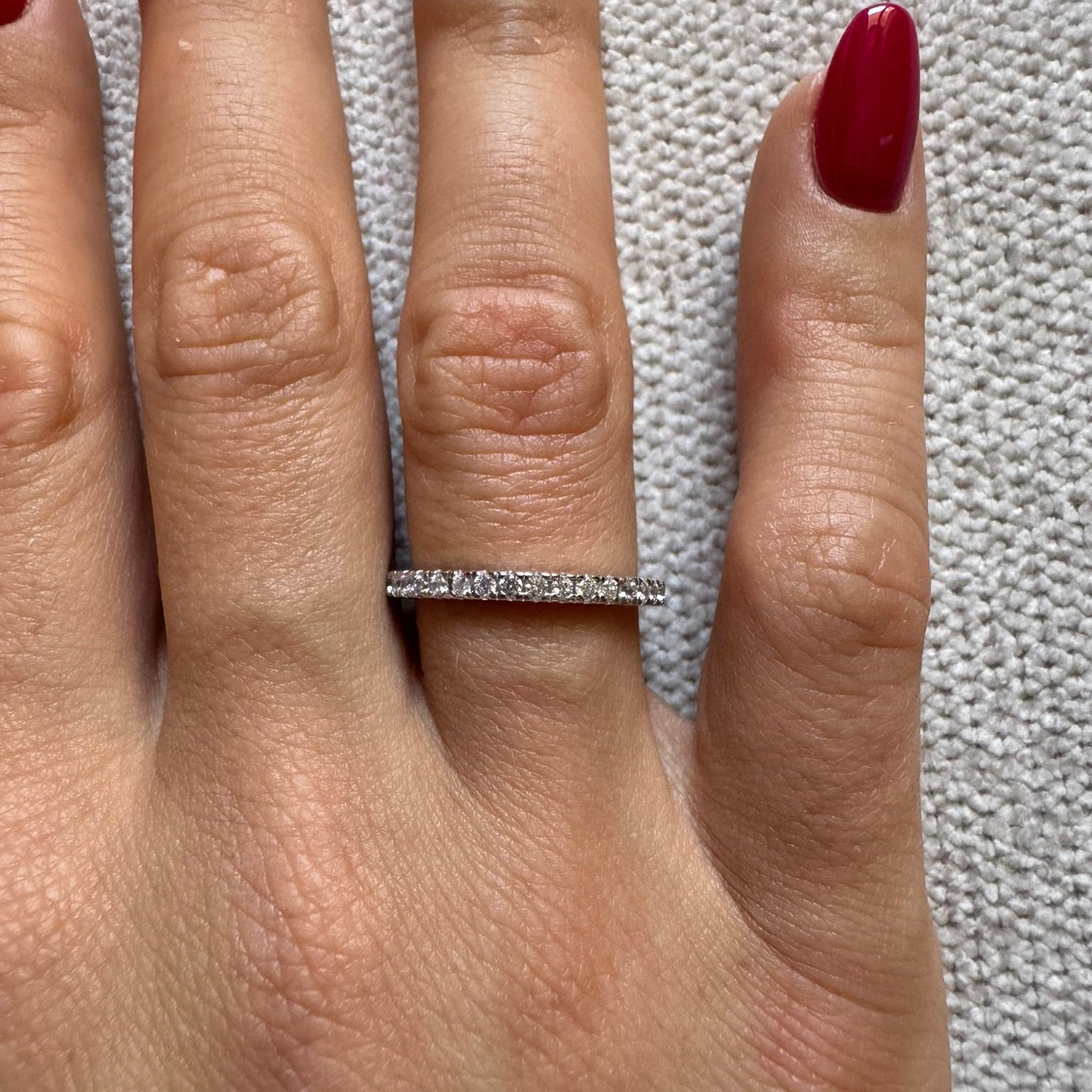 Azur Petite Eternity Band - Rings | Celestia Fine Jewelry