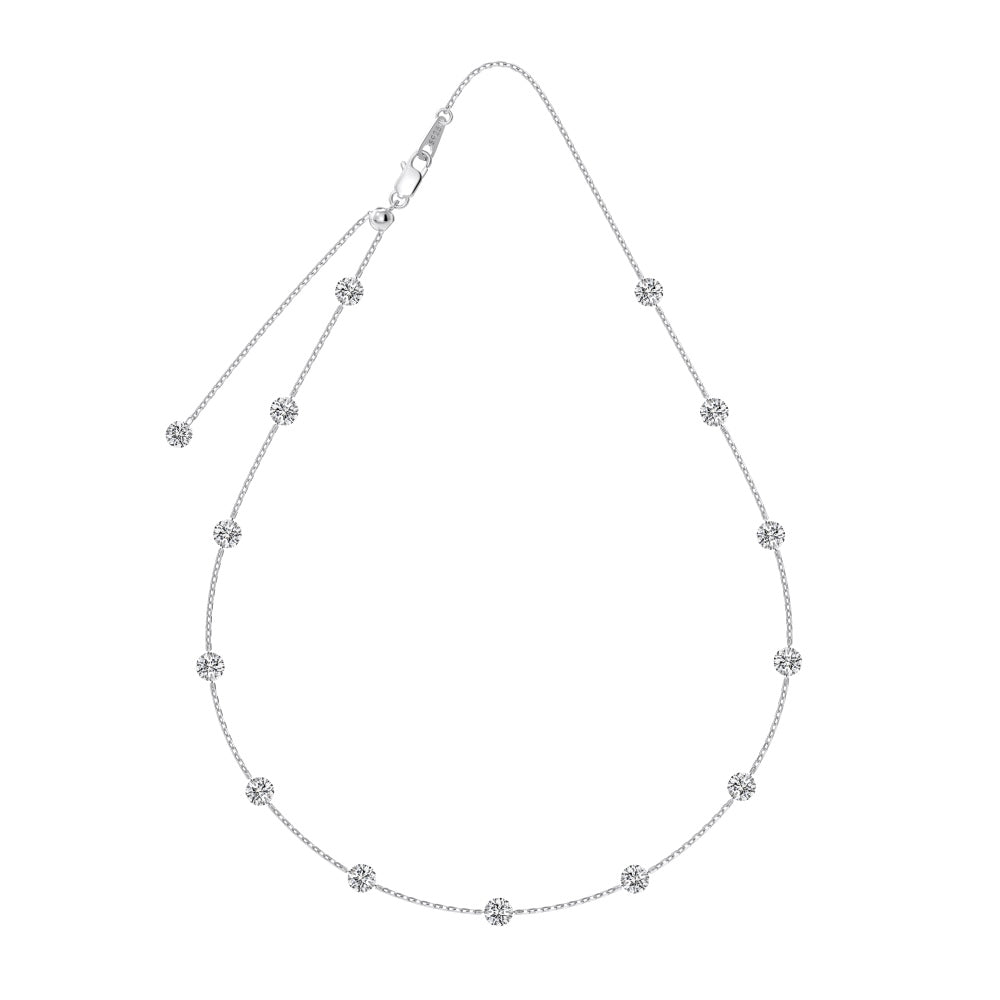 Borakay Cut Stones Necklace - Necklace | Celestia Fine Jewelry