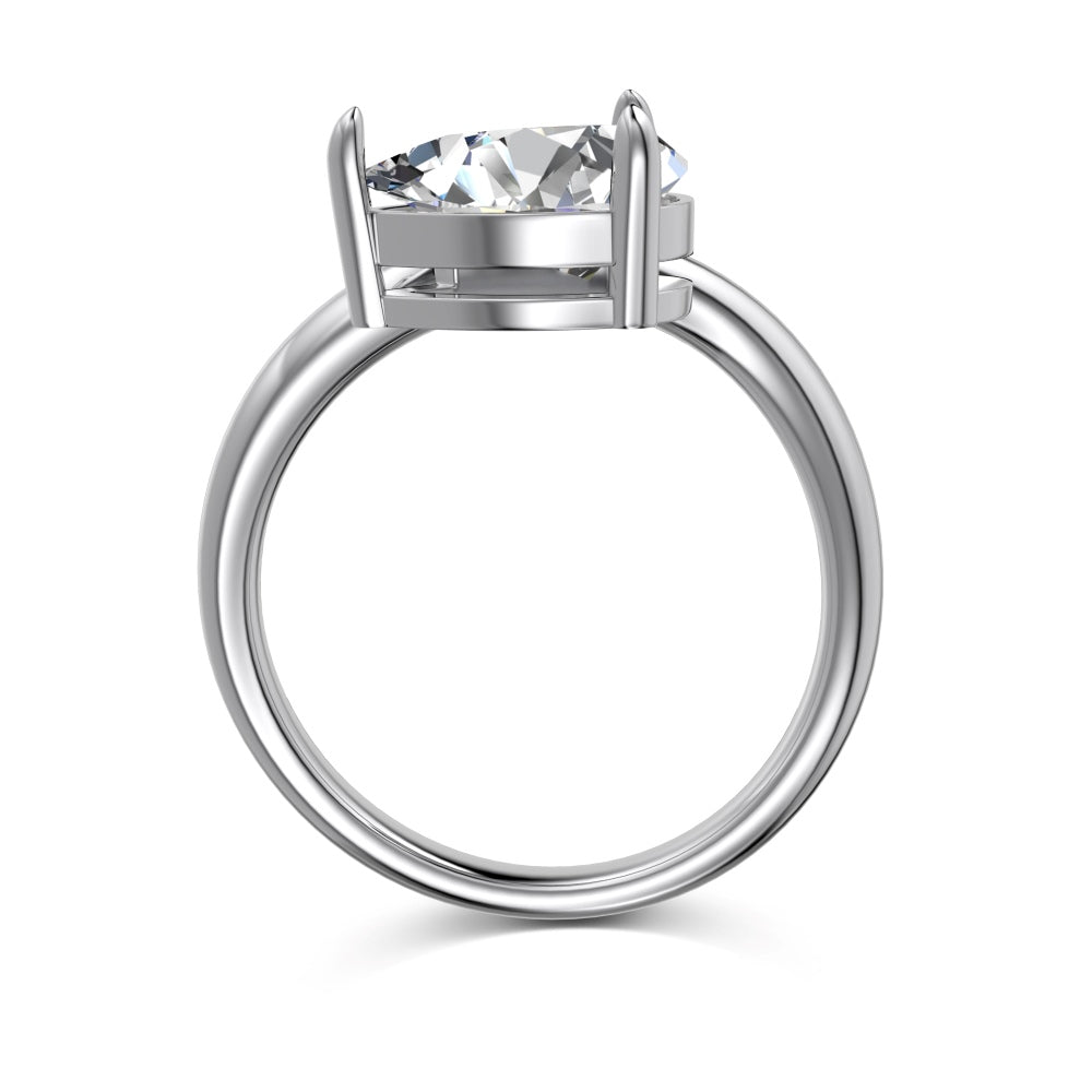 Floating East - West Pear Ring - Rings | Celestia Fine Jewelry