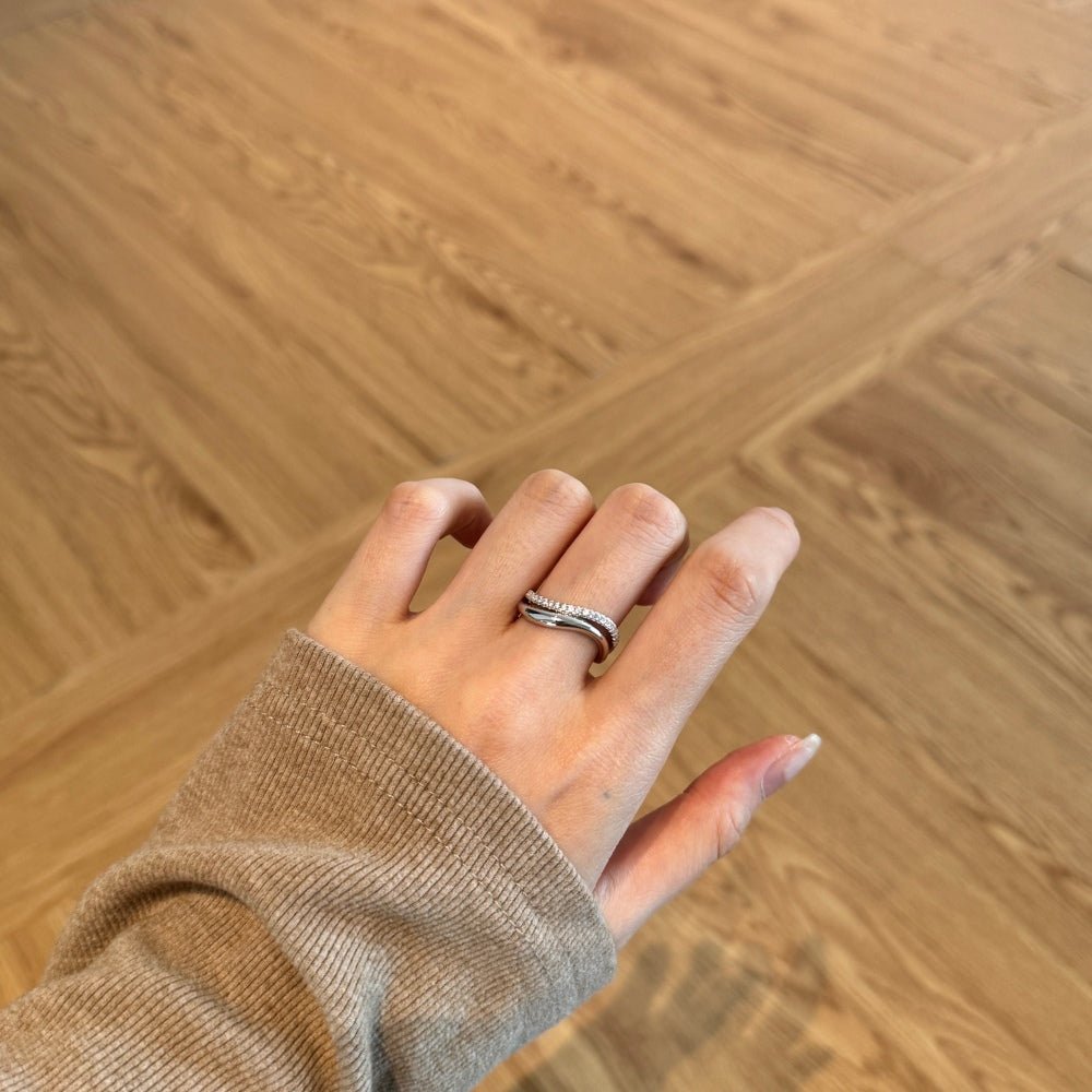 Moorea Double Ring - Rings | Celestia Fine Jewelry