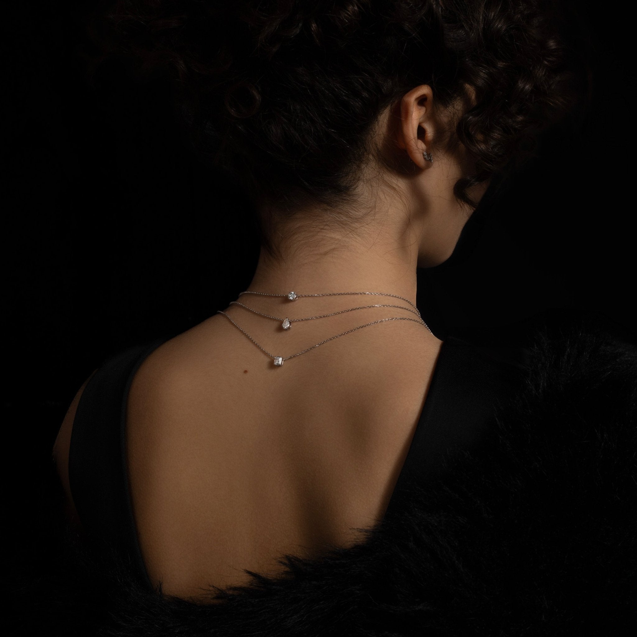 Talia Diamond Necklace - Necklace | Celestia Fine Jewelry