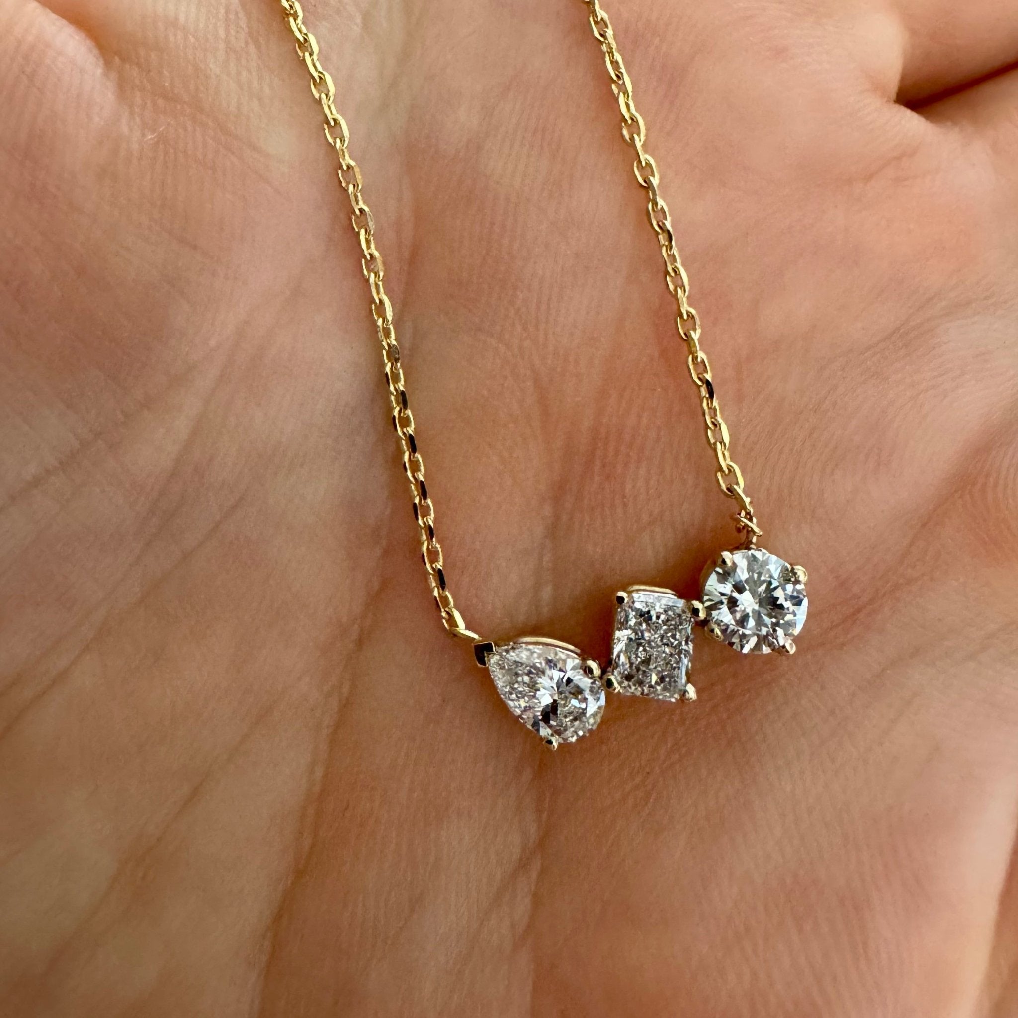 Triana Diamond Necklace - Necklace | Celestia Fine Jewelry