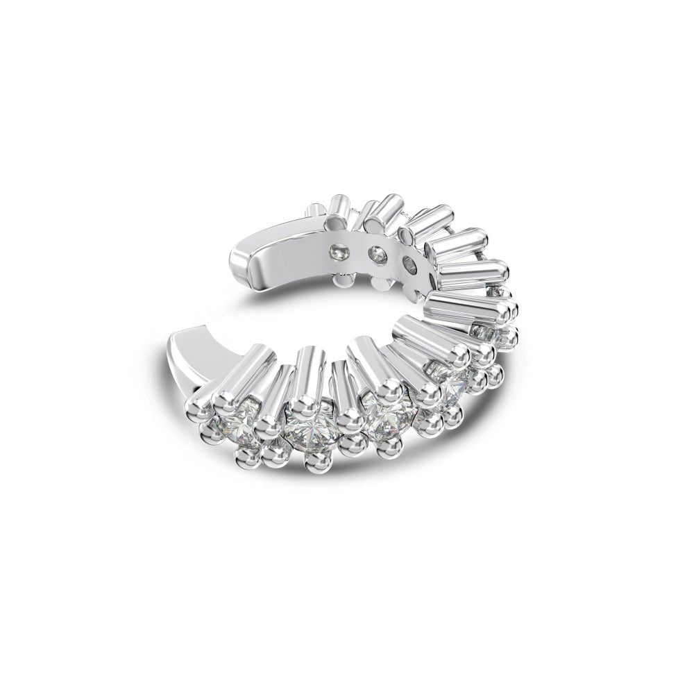 Zamora Eternity Pavé Earcuff - Earrings | Celestia Fine Jewelry