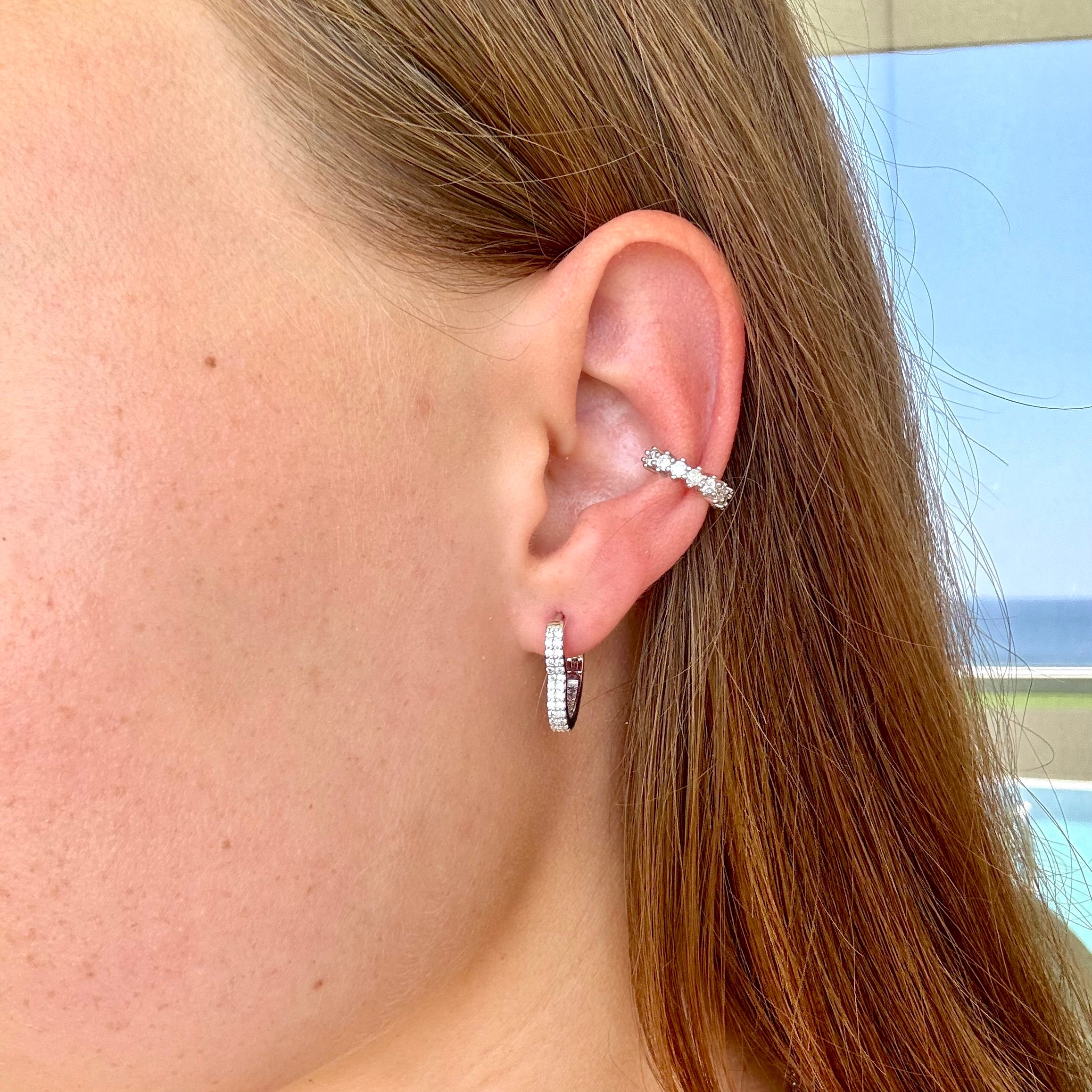 Zamora Eternity Pavé Earcuff