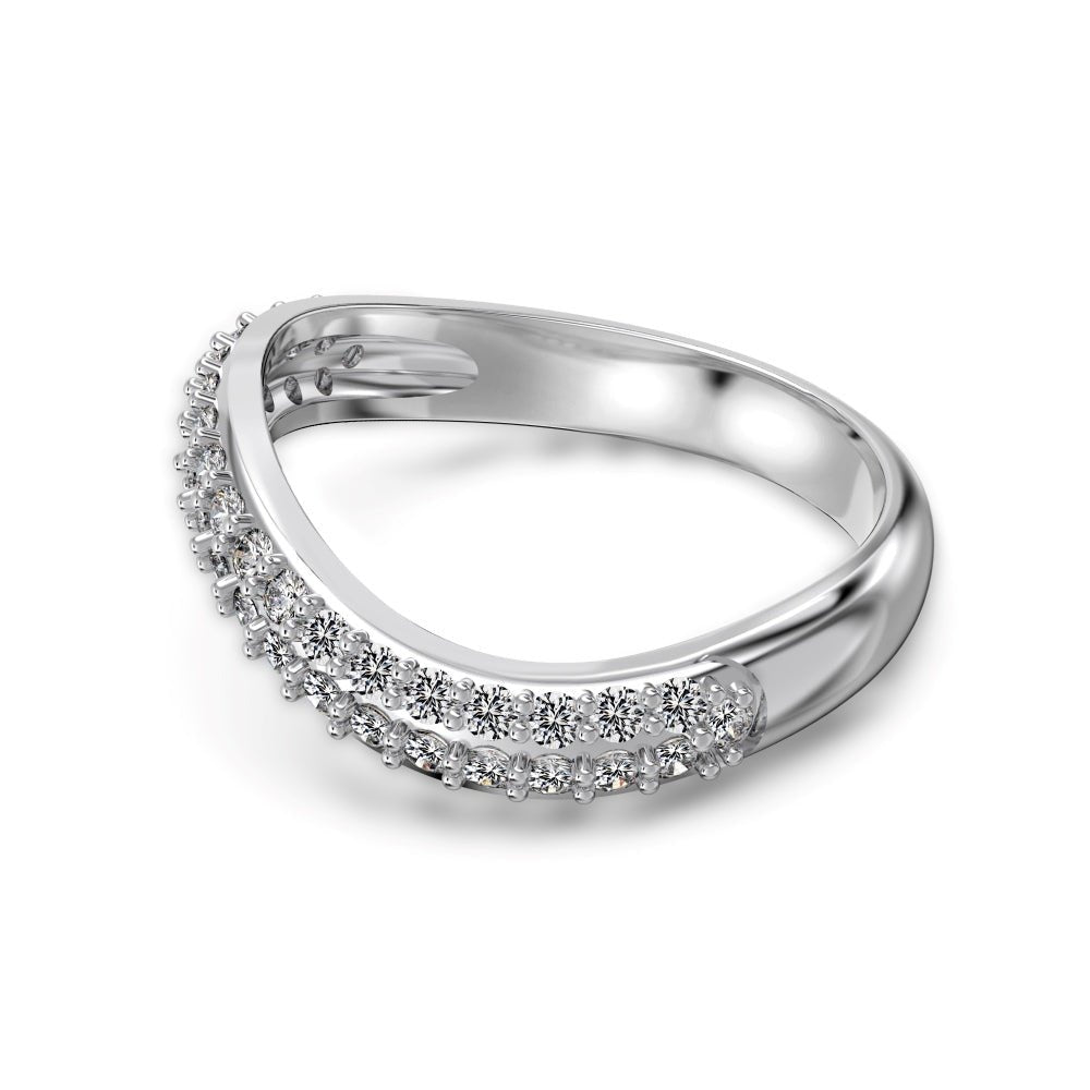 Belize Wave Ring - Rings | Celestia Fine Jewelry