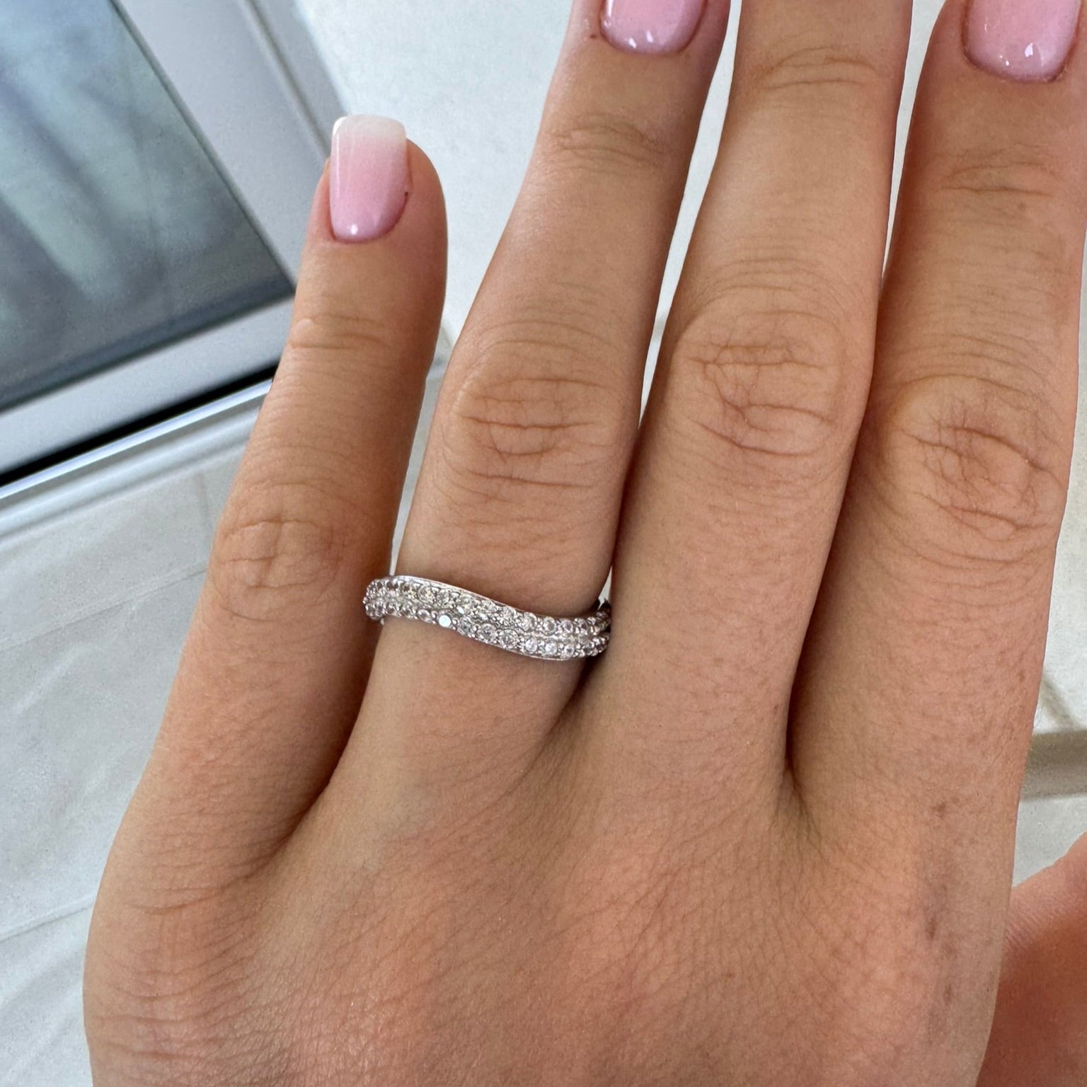 Belize Wave Ring - Rings | Celestia Fine Jewelry