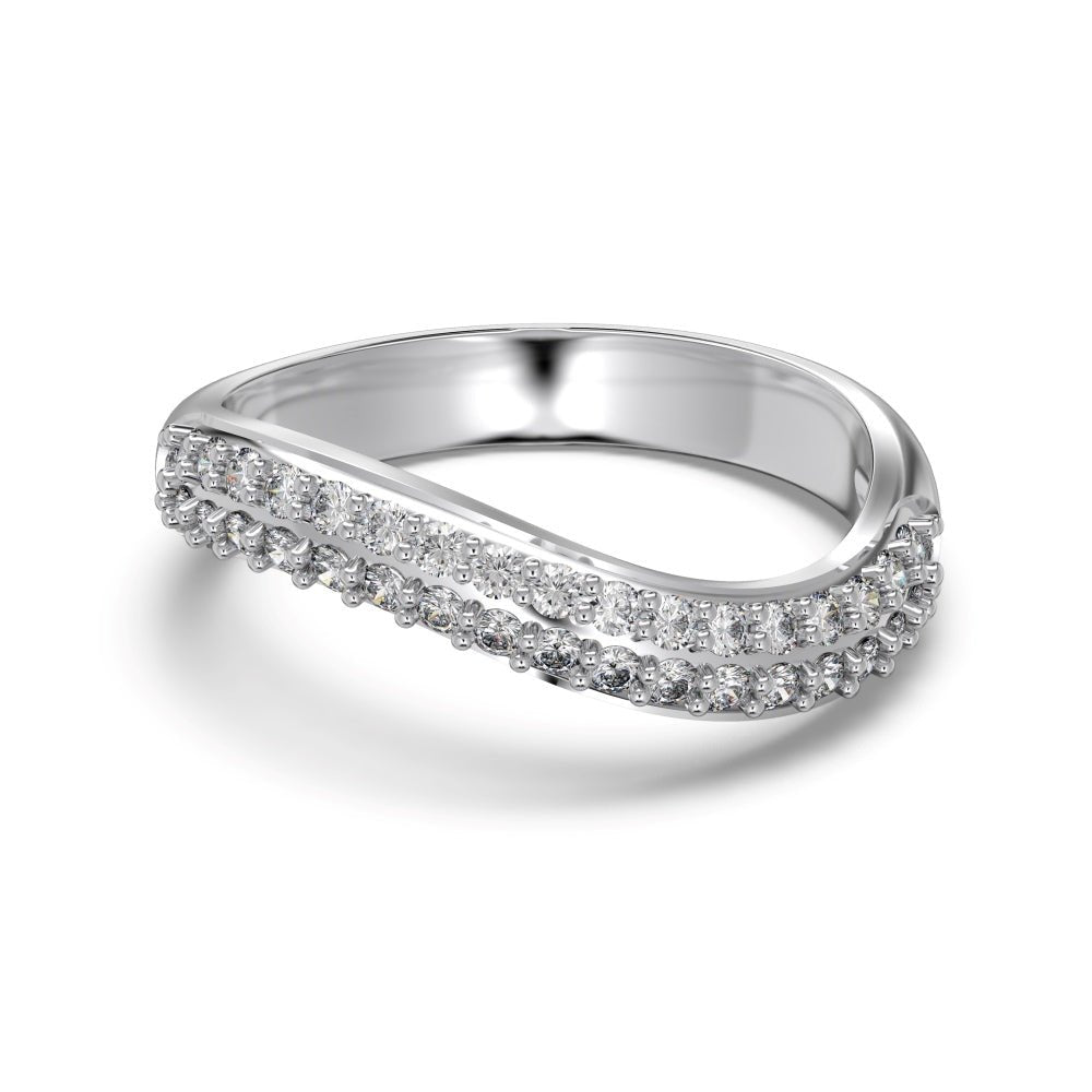 Belize Wave Ring - Rings | Celestia Fine Jewelry