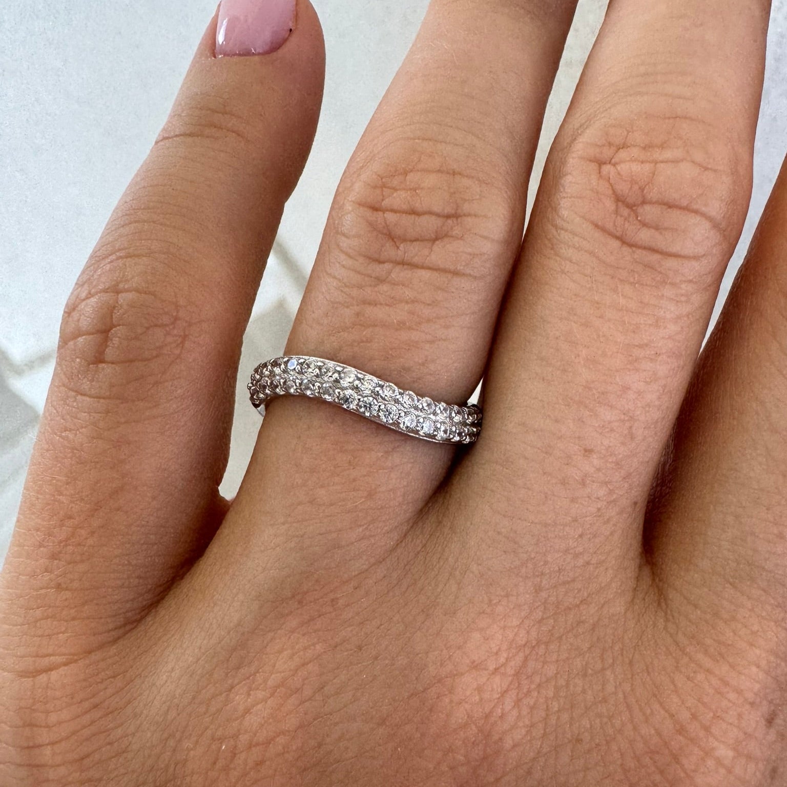 Belize Wave Ring - Rings | Celestia Fine Jewelry