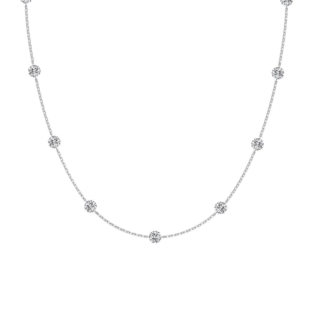 Borakay Cut Stones Necklace - Necklace | Celestia Fine Jewelry