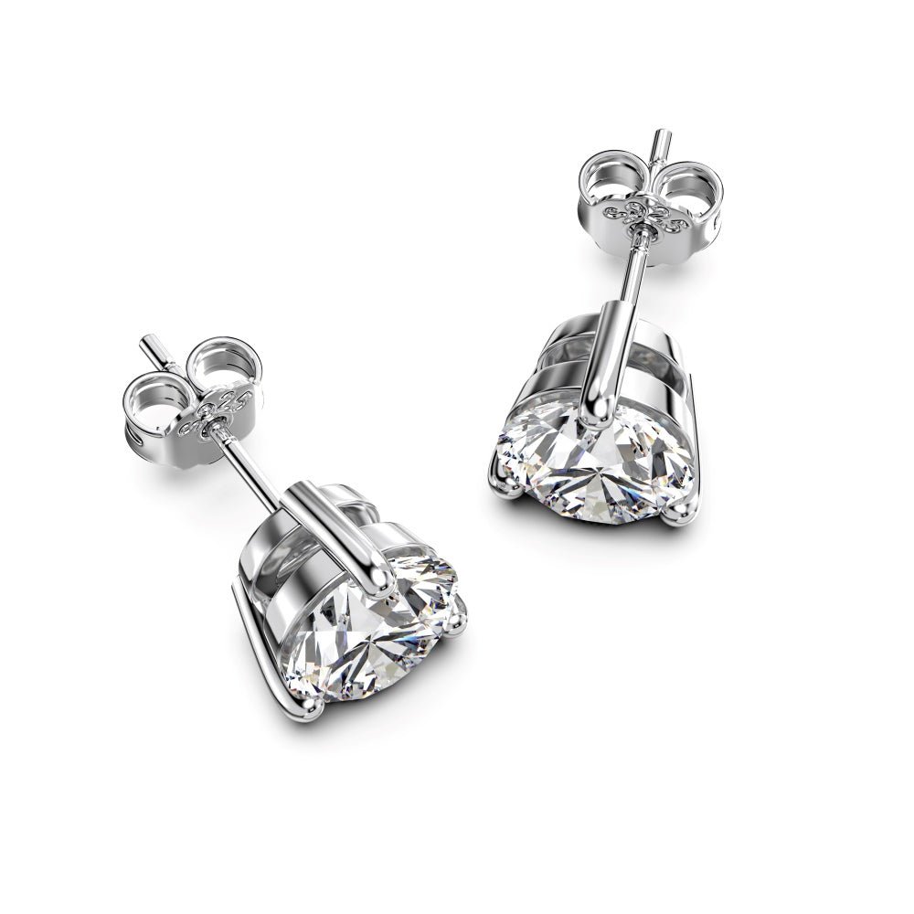 Garda 6mm Round Studs - Earrings | Celestia Fine Jewelry