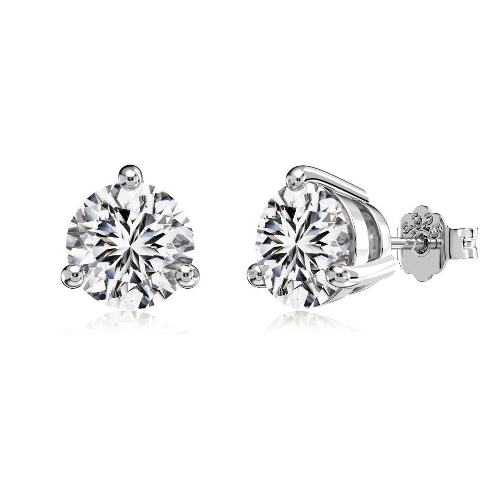 Garda 6mm Round Studs - Earrings | Celestia Fine Jewelry
