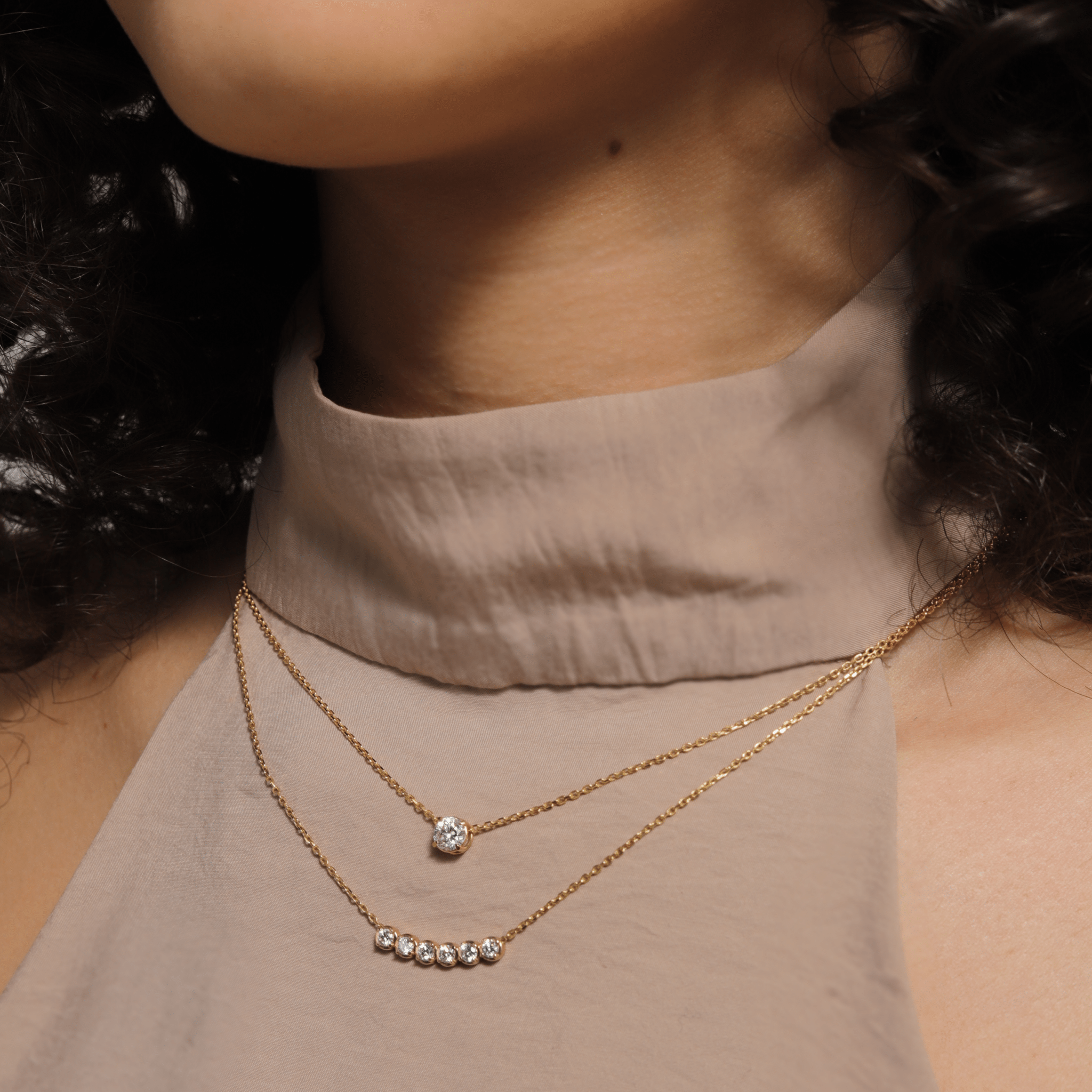 The Brilliant Solitaire Necklace - Necklace | Celestia Fine Jewelry