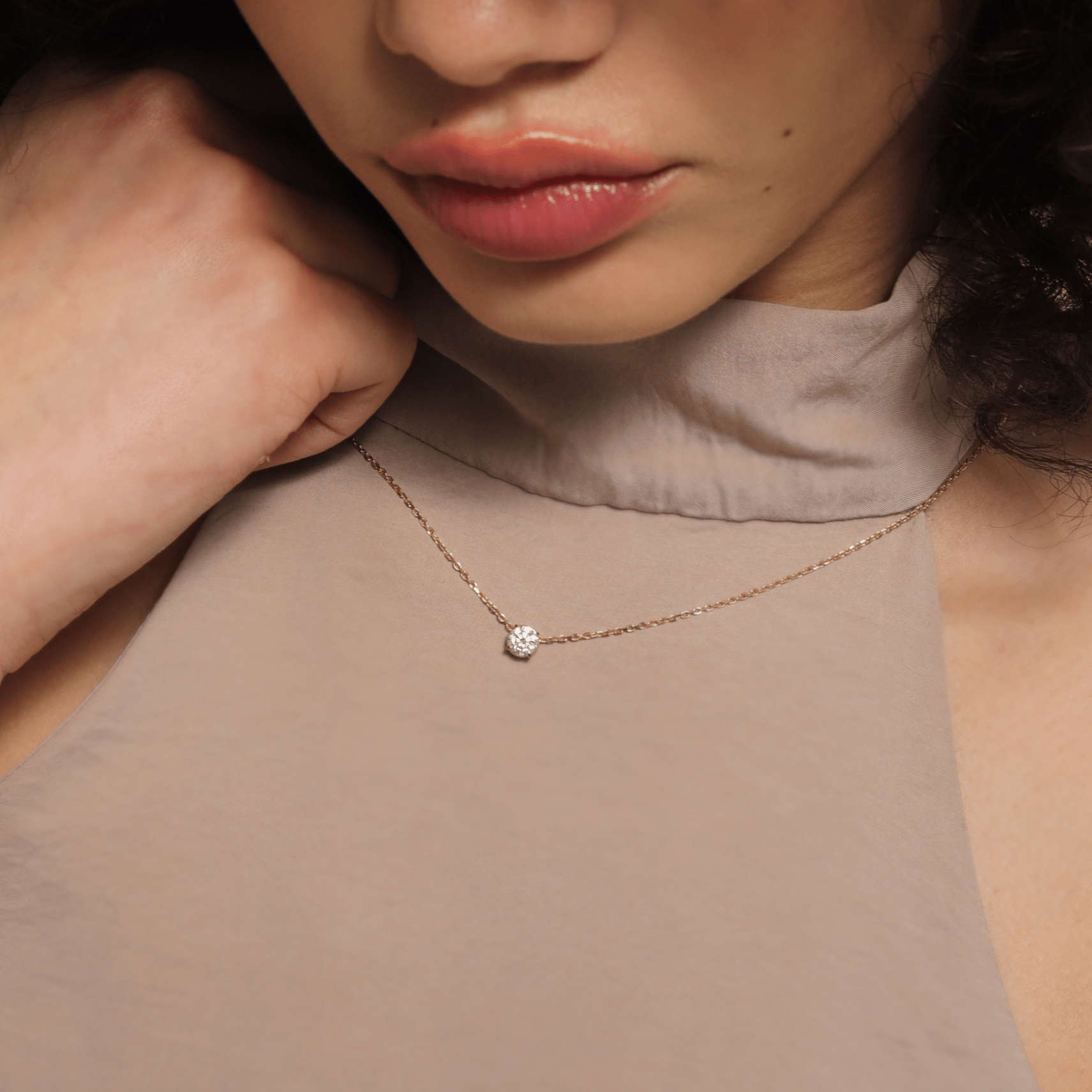 The Brilliant Solitaire Necklace - Necklace | Celestia Fine Jewelry