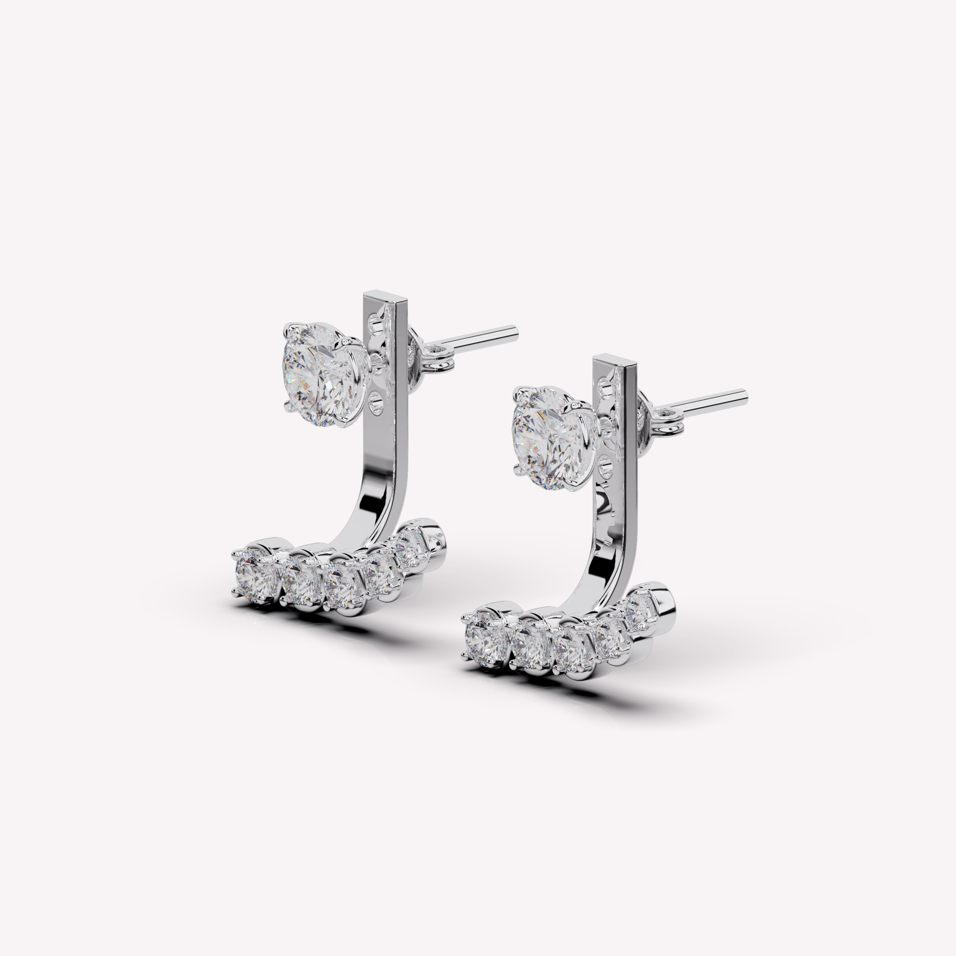 The Diamond Arc Extension - Earrings | Celestia Fine Jewelry