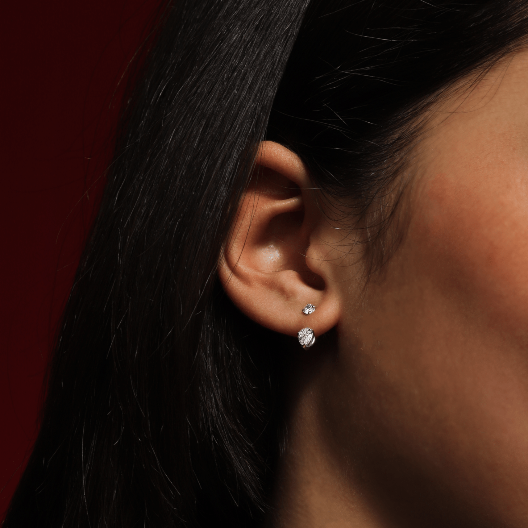 The Floating Pear Extension - Earrings | Celestia Fine Jewelry