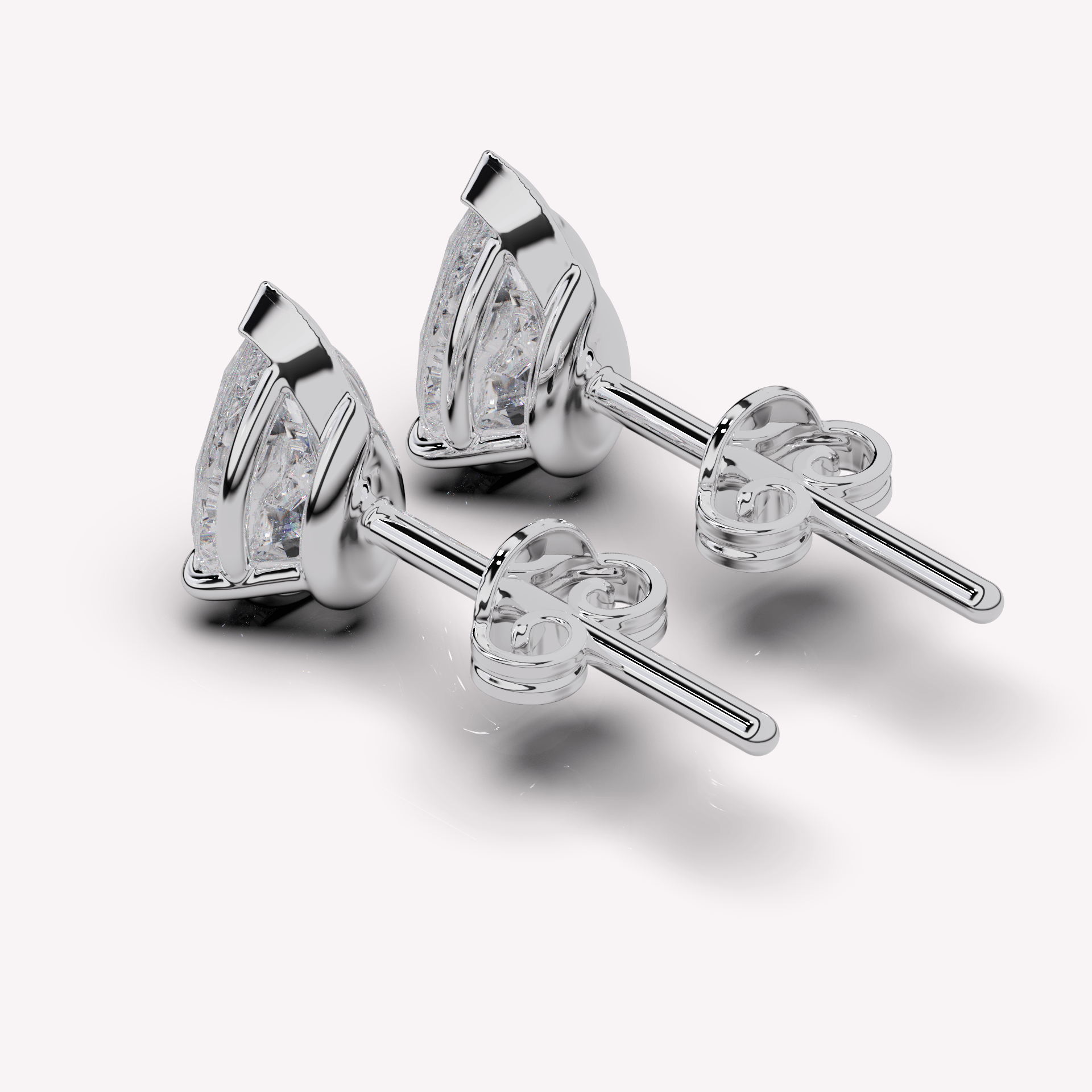 The Pear Diamond Stud - Earrings | Celestia Fine Jewelry