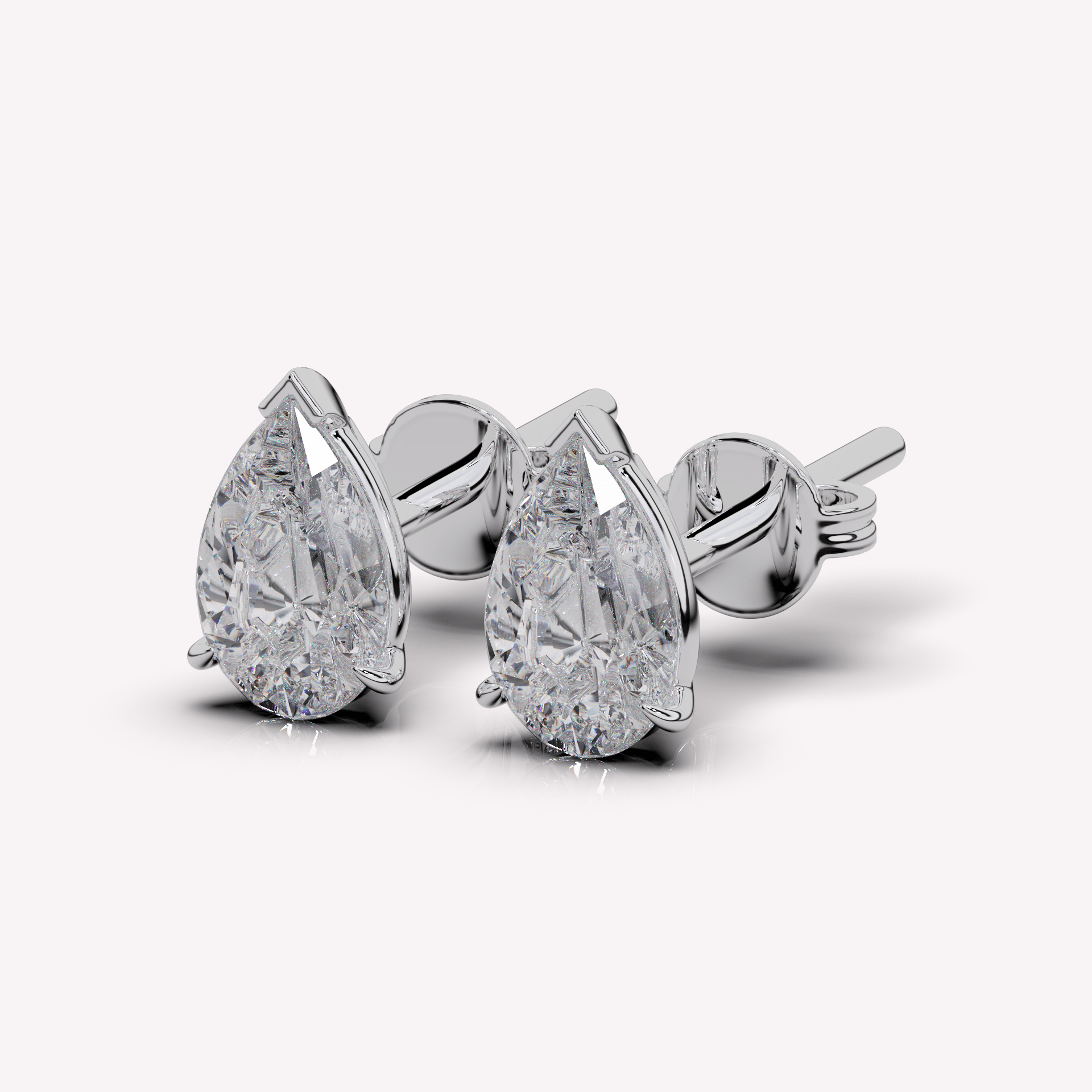 The Pear Diamond Stud - Earrings | Celestia Fine Jewelry