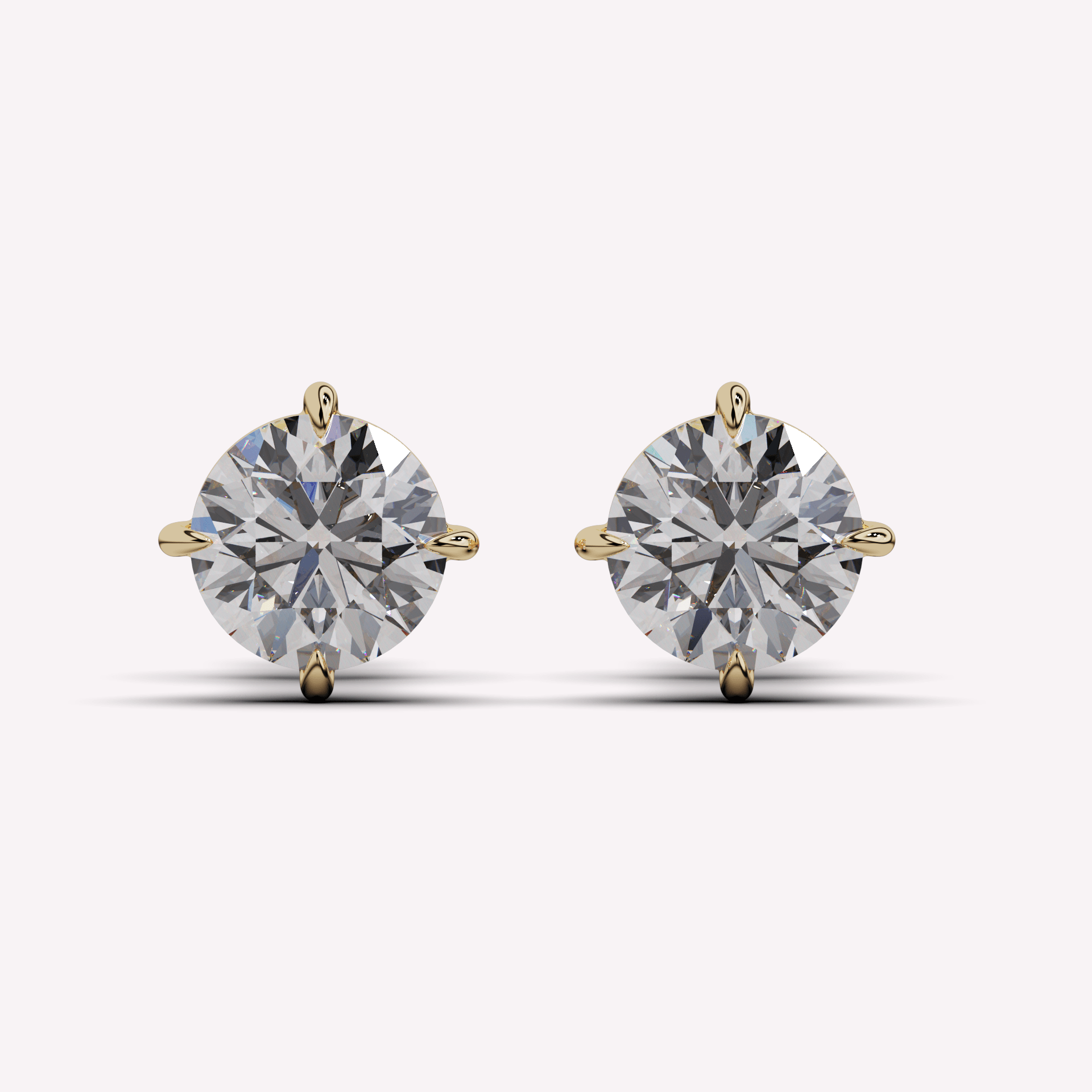 The Round Diamond Stud - Diamond Stud | Celestia Fine Jewelry