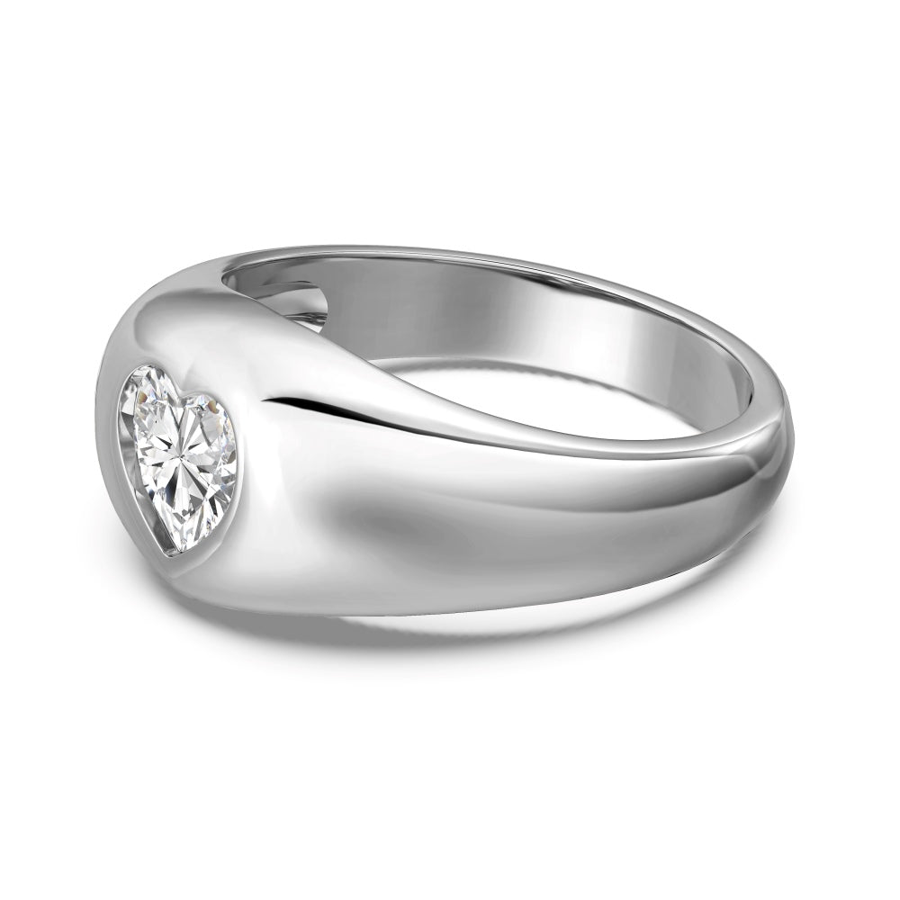 Verona Bold Heart Statement Ring - Rings | Celestia Fine Jewelry